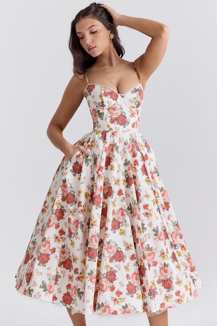 Ramona | Elegante Vestido A-line con Escote en V