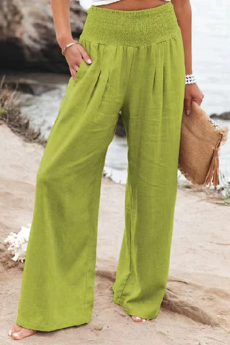 Grethe | Elegantes Pantalones Anchos