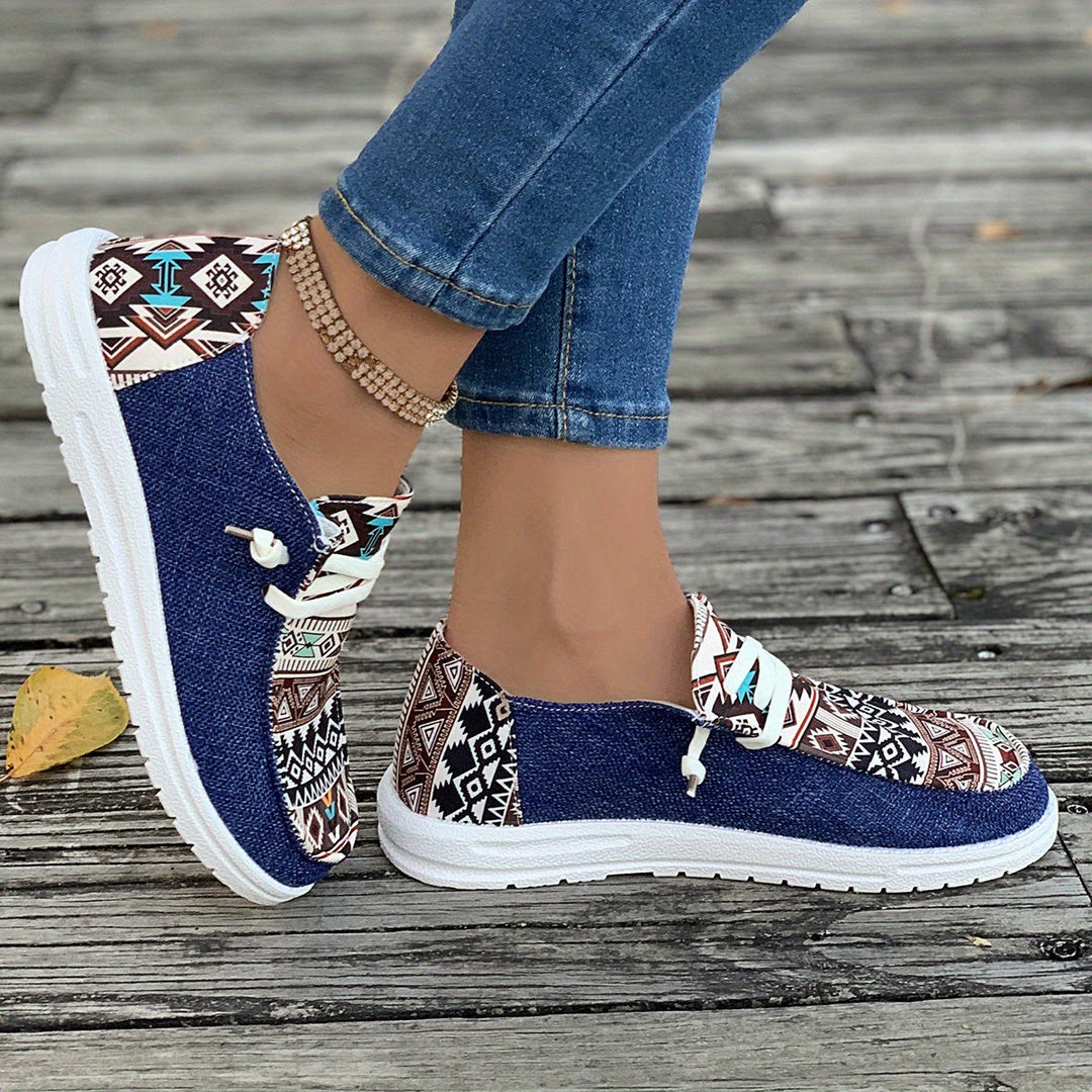 Vibeke | Elegantes Zapatillas Casual Premium con Diseño Estampado