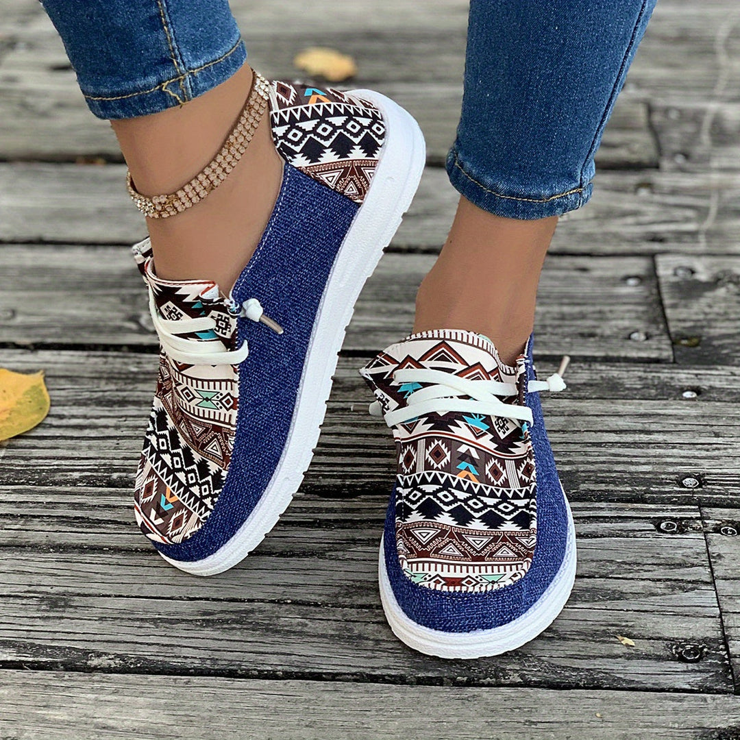 Vibeke | Elegantes Zapatillas Casual Premium con Diseño Estampado