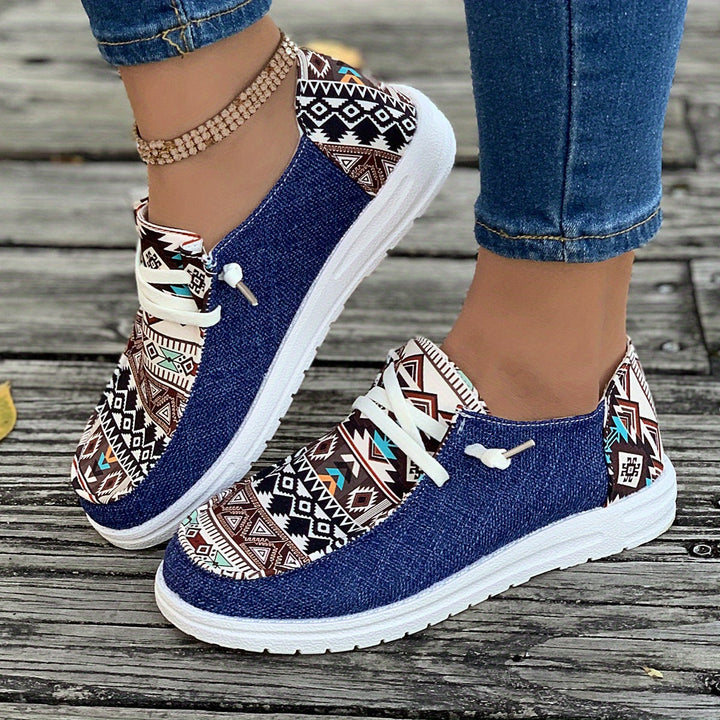 Vibeke | Elegantes Zapatillas Casual Premium con Diseño Estampado