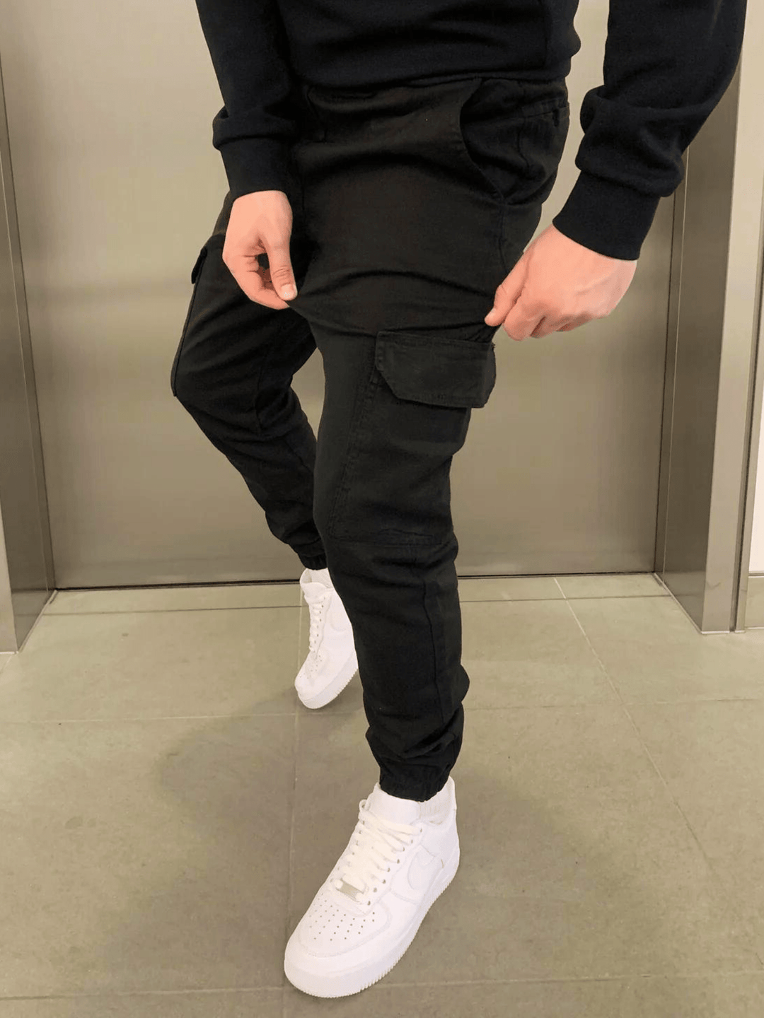 Laurent | Slim Fit Cargo Pantalones Jogger