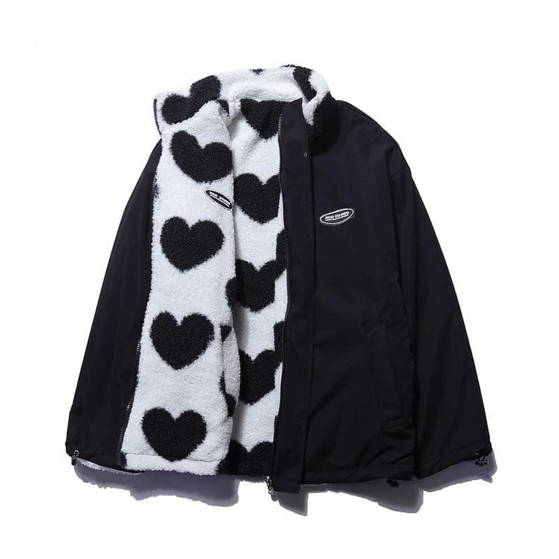 Anni™ - Abrigo Reversible con Diseño de Corazón