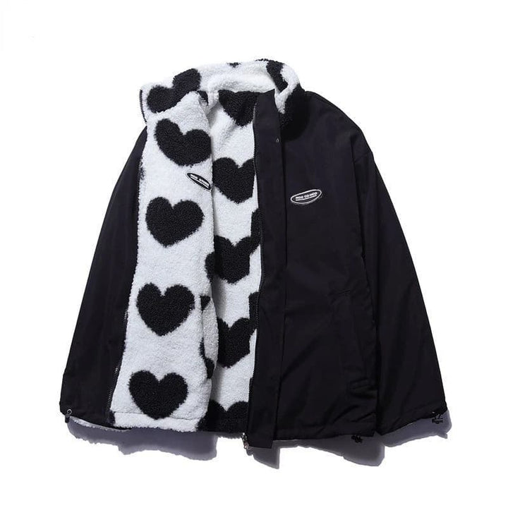 Anni™ - Abrigo Reversible con Diseño de Corazón