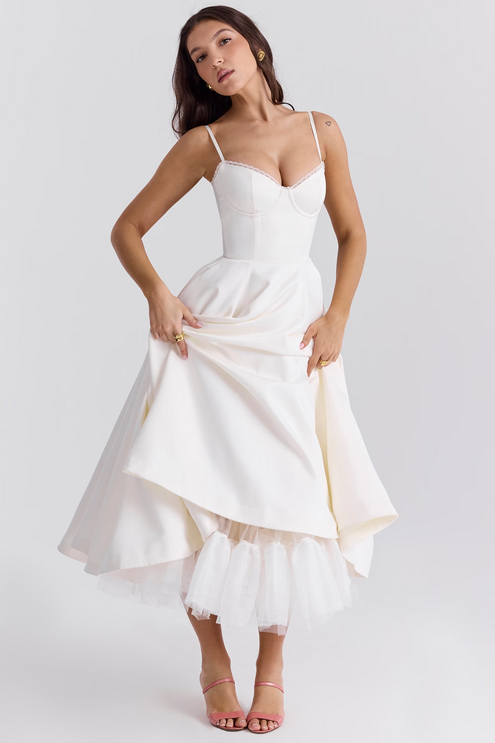 Ramona | Elegante Vestido A-line con Escote en V