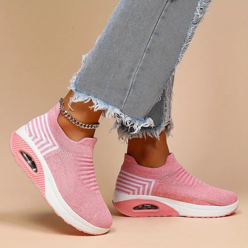 Gitte | Elegantes Zapatillas Slip-On de Punto