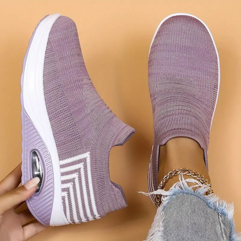 Gitte | Elegantes Zapatillas Slip-On de Punto