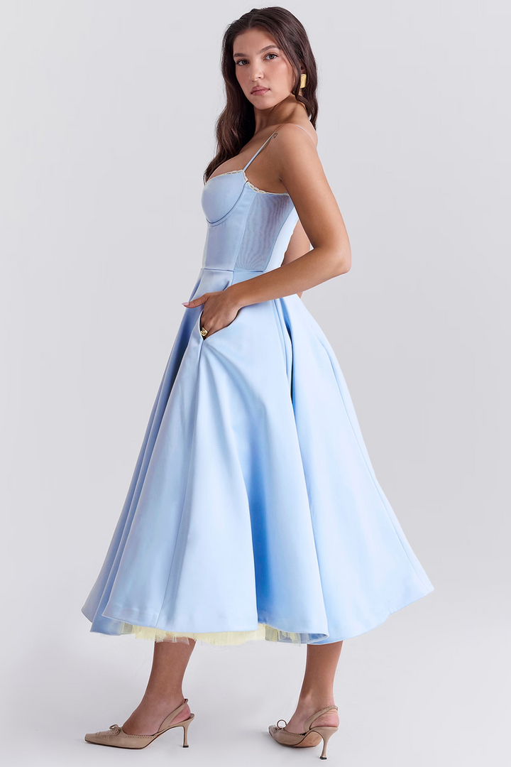 Ramona | Elegante Vestido A-line con Escote en V