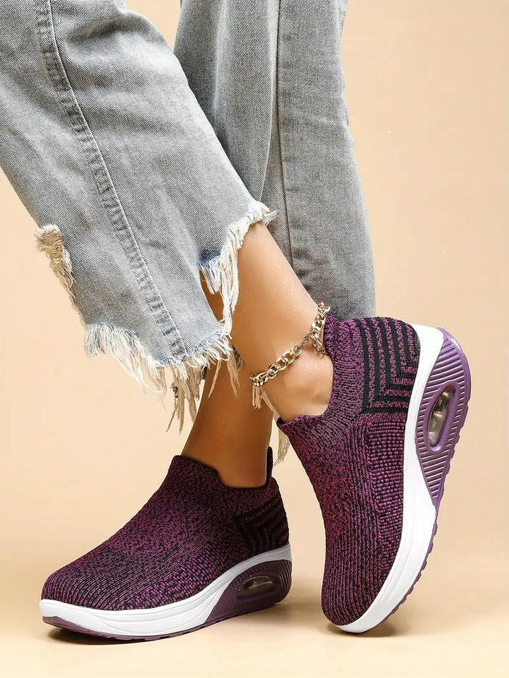 Gitte | Elegantes Zapatillas Slip-On de Punto