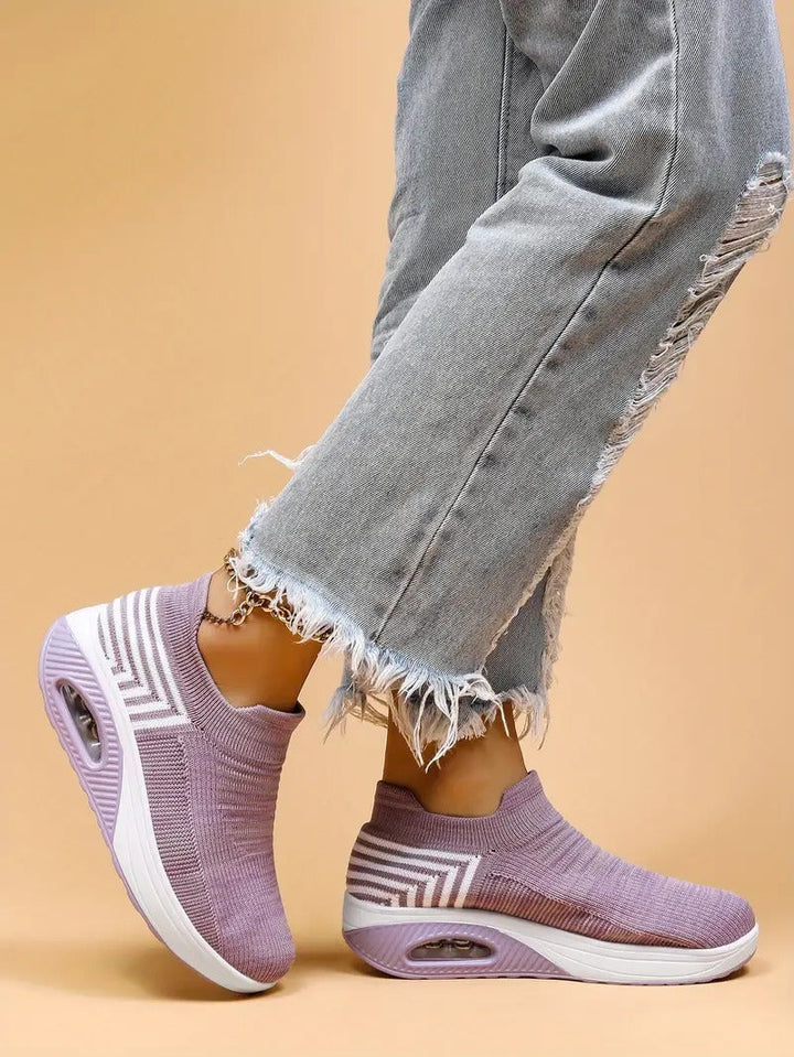 Gitte | Elegantes Zapatillas Slip-On de Punto