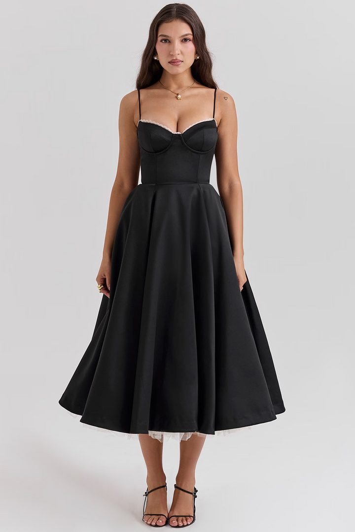 Ramona | Elegante Vestido A-line con Escote en V