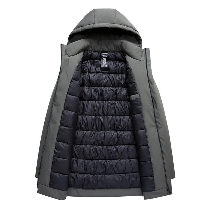 Thad | Elegante Abrigo de Invierno con Capucha