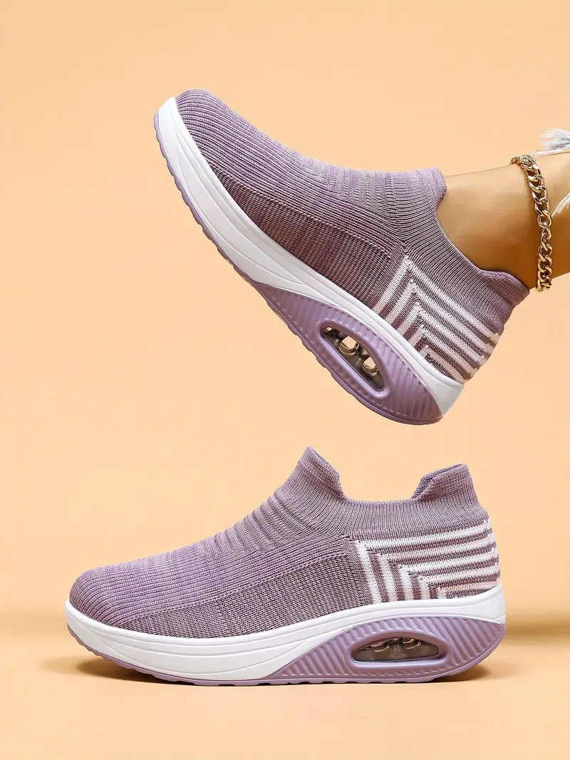 Gitte | Elegantes Zapatillas Slip-On de Punto