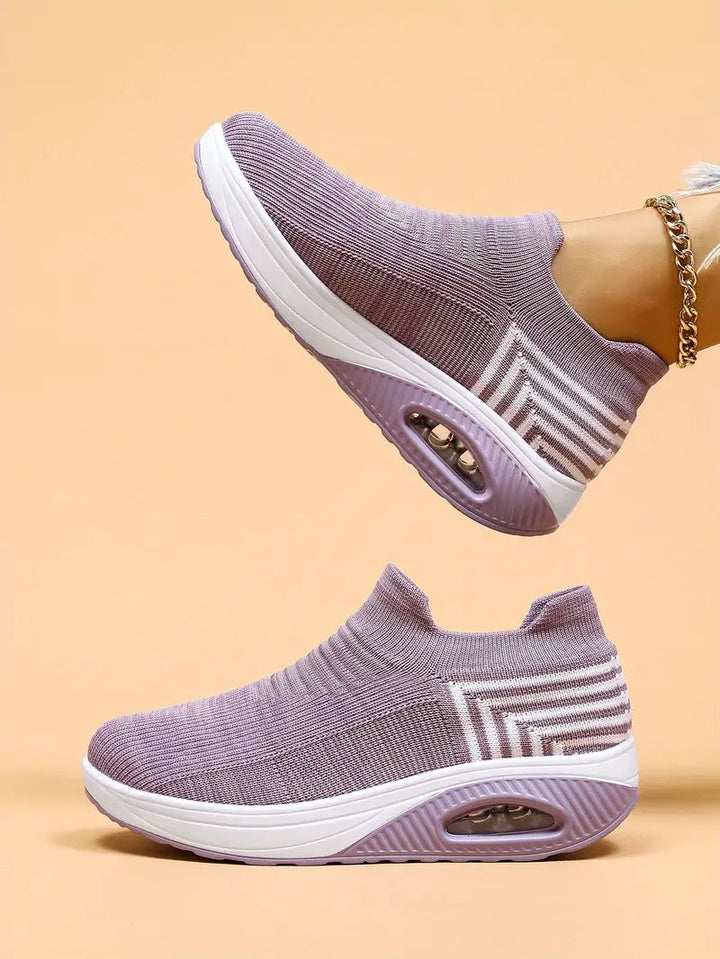 Gitte | Elegantes Zapatillas Slip-On de Punto