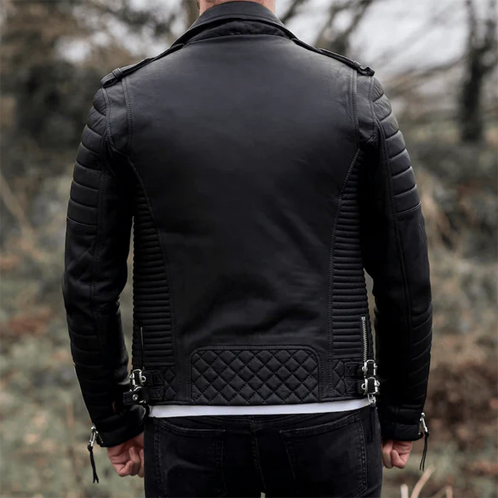 Aksel™ | Chaqueta de Biker Acolchada Masculina