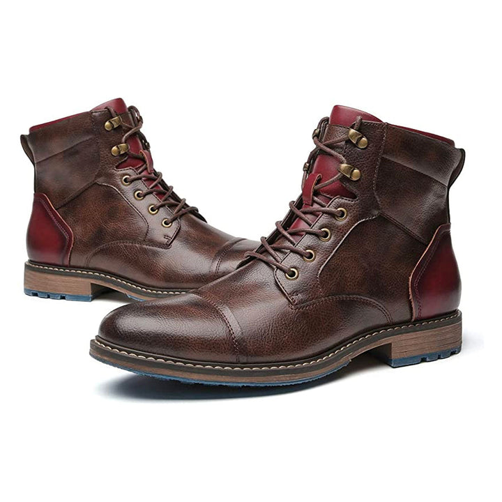 Lukas™ – Clásicas Botas Oxford de Cuero para Hombre