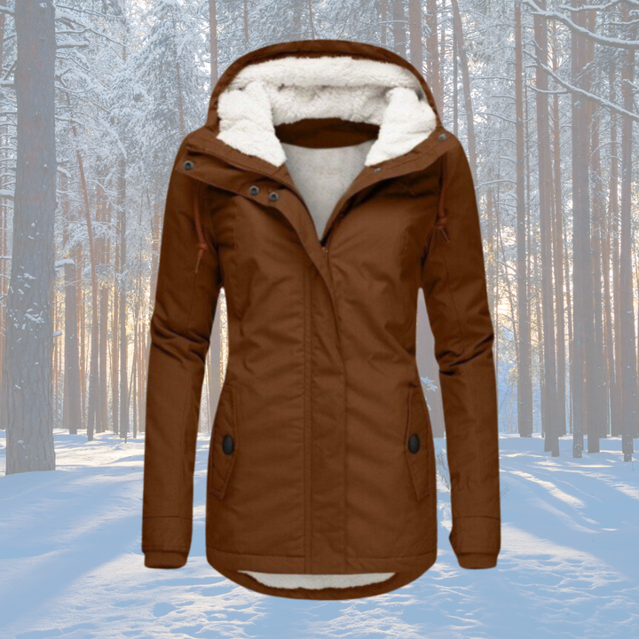 Patricia™ - Cálida Chaqueta Sherpa de Algodón