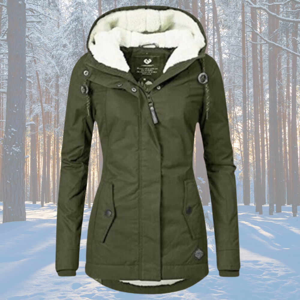 Patricia™ - Cálida Chaqueta Sherpa de Algodón