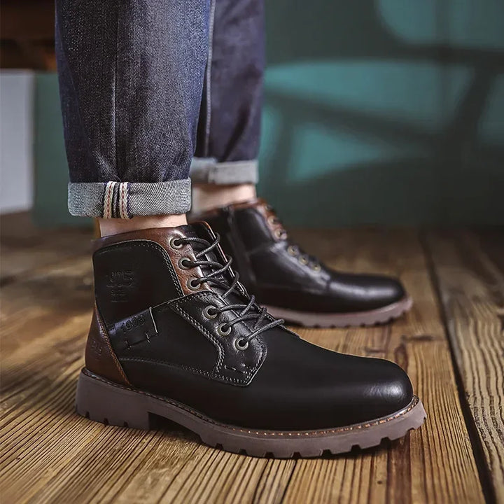 Michel™ - Botas de cuero casuales para hombre con estilo británico