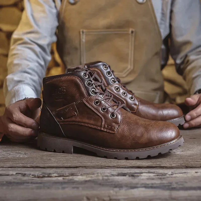 Michel™ - Botas de cuero casuales para hombre con estilo británico