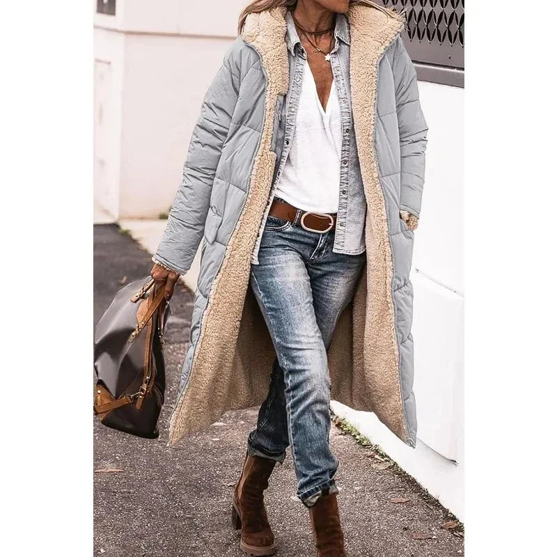 Jade™ - Elegante Chaqueta de Invierno Reversible