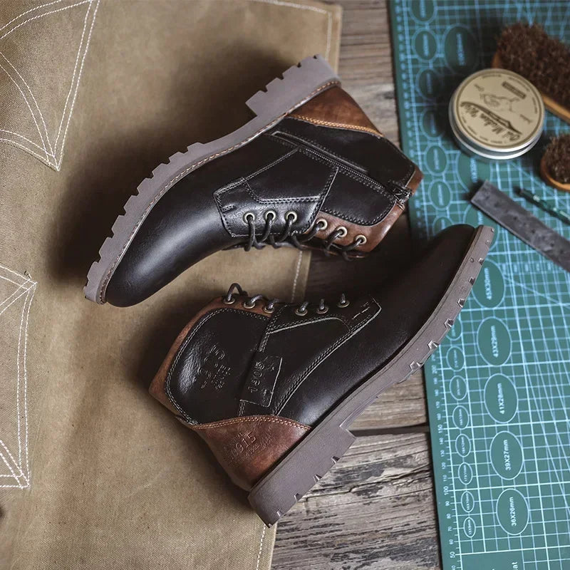 Michel™ - Botas de cuero casuales para hombre con estilo británico