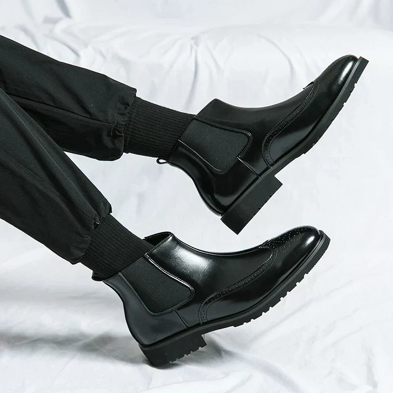David™ - Botas Chelsea de Piel