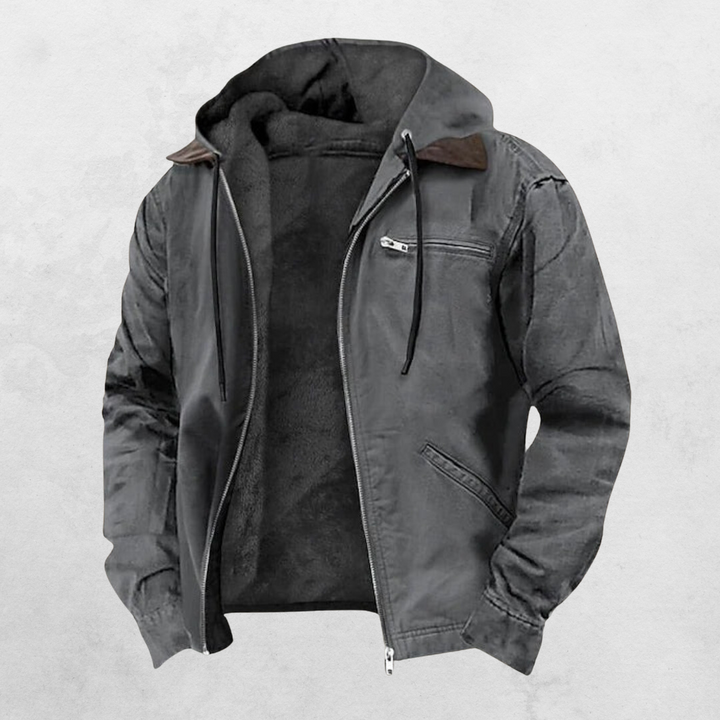 Thyge | Elegante Sudadera con Capucha y Cremallera