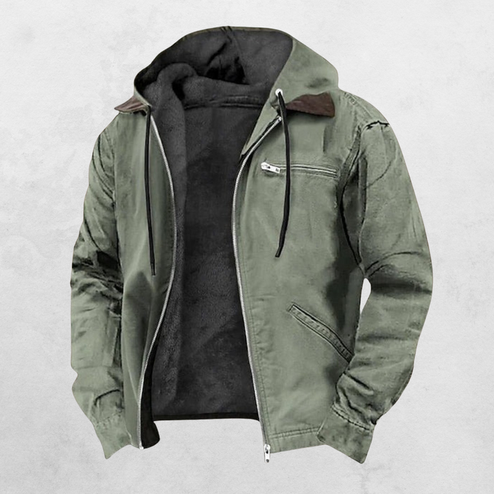 Thyge | Elegante Sudadera con Capucha y Cremallera