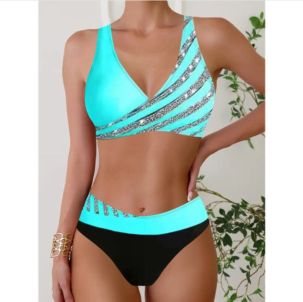 Zuza - Bañador halter con estampado