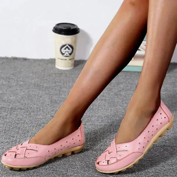 Clara – Mocasines de Cuero Transpirable