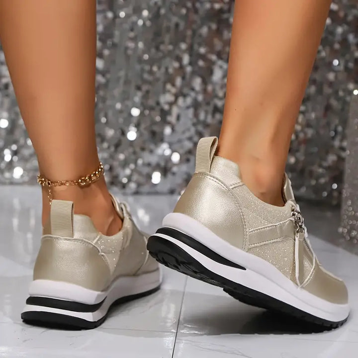 Adele | Elegantes Zapatillas de Metal