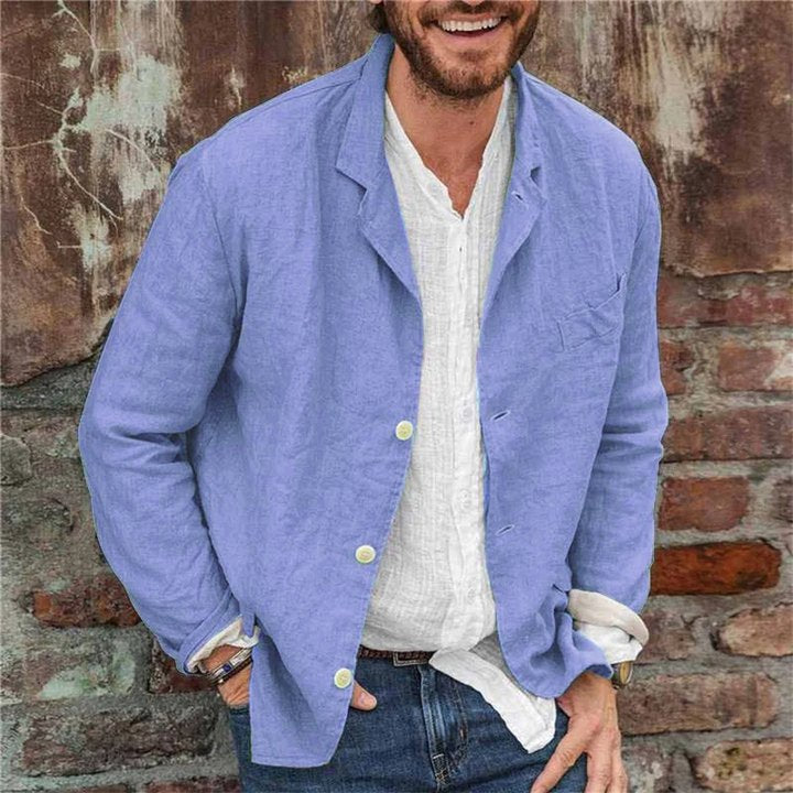 Svend | Chaqueta Elegante Casual con Cierre de Botones