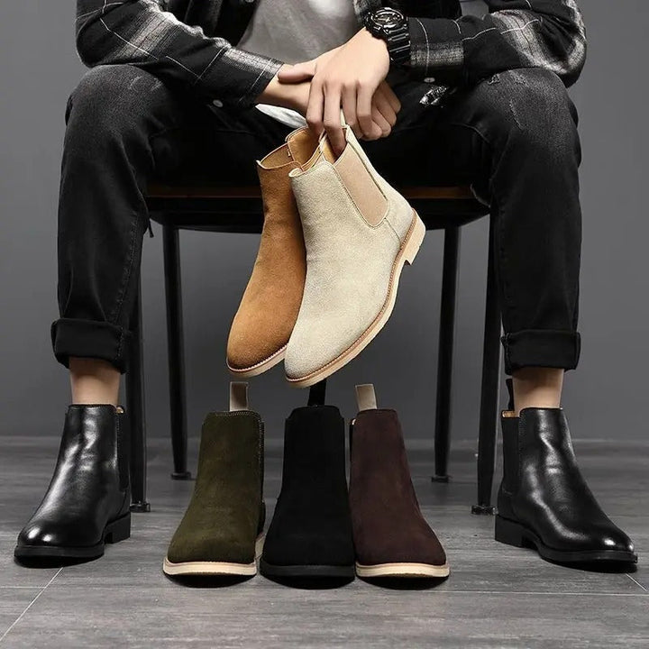 Pascal™ - Botas Chelsea de Ante Elegantes