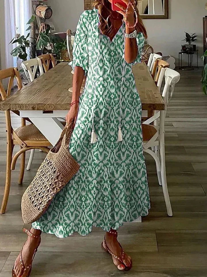 Vilma | Elegante Vestido de Verano con Escote en V
