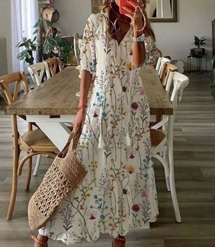 Vilma | Elegante Vestido de Verano con Escote en V