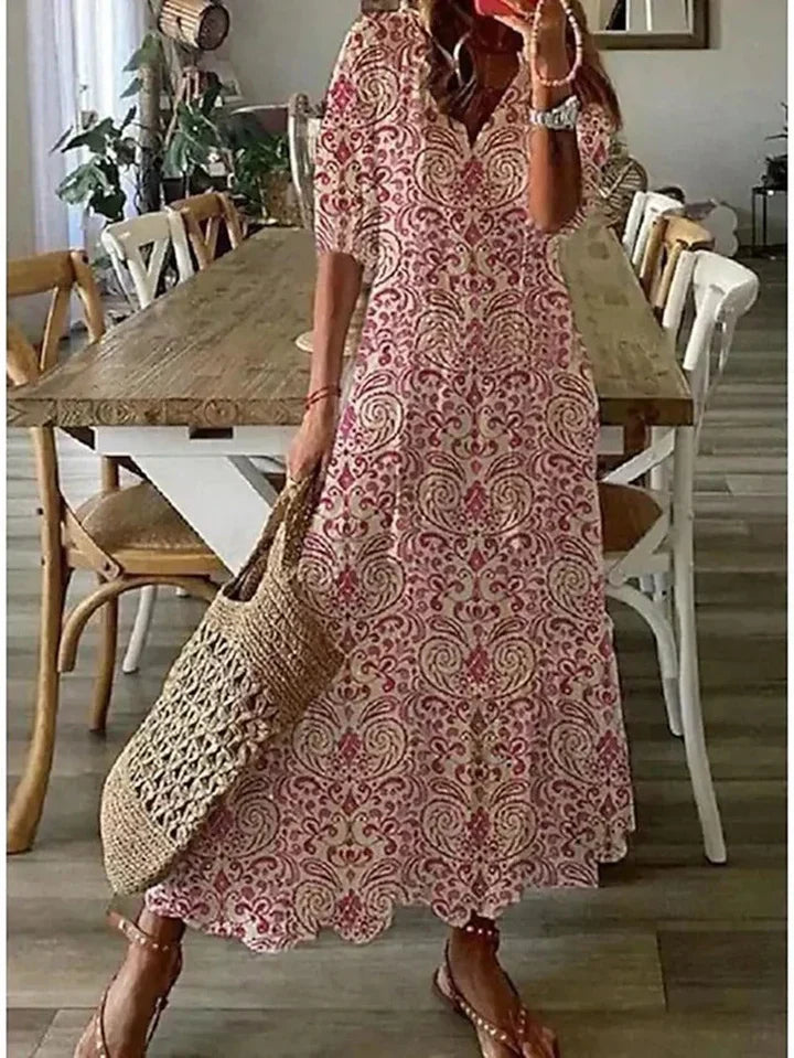 Vilma | Elegante Vestido de Verano con Escote en V