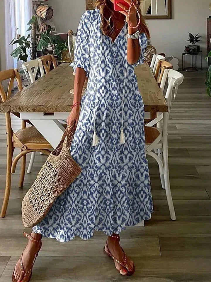 Vilma | Elegante Vestido de Verano con Escote en V