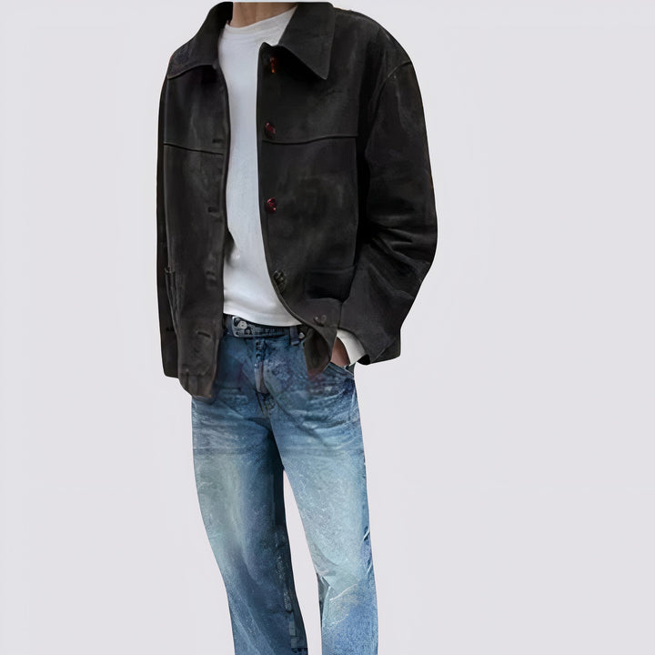 Ejner | Elegante Chaqueta de Ante